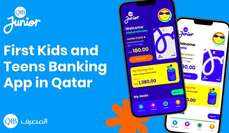 QIB Launches the QIB Junior App Qatar First Digital Banking Experience for Kids and Teens 